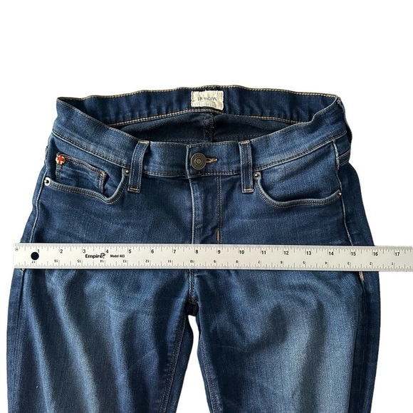 Hudson Krista low rise cropped skinny released hem jeans size 26/4 medium wash - Picture 7 of 14